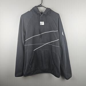 Nike Dri-FIT Fleece Pullover Fitness Hoodie Black DQ6620-010 Mens Small